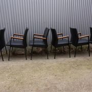 Fauteuils/chaises de conférence au design minimaliste industriel néerlandais du milieu du siècle