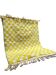 Tapis damier Yellowza 182x132cm