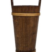 Vintage Wooden Umbrella Stand, 1960s minimalist design