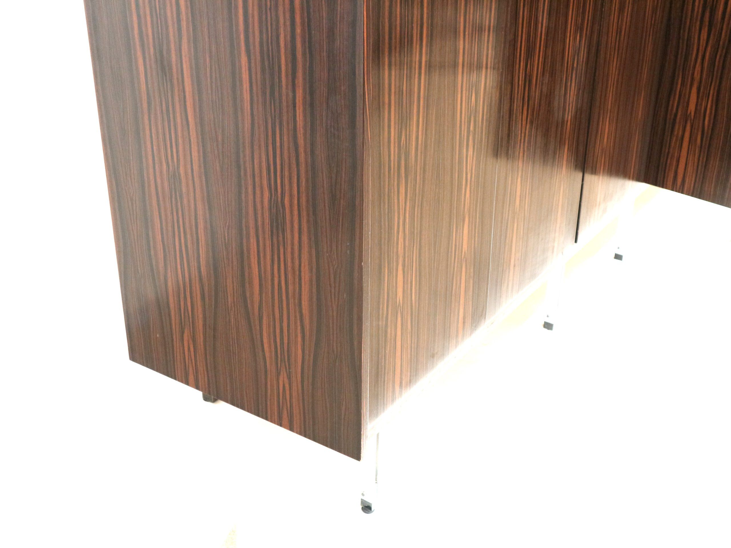 Large vintage designer wardrobe with hanging and storage space from the 1960s