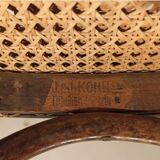 Set of 4 chairs bistrot 1900 by J and J Kohn model 462