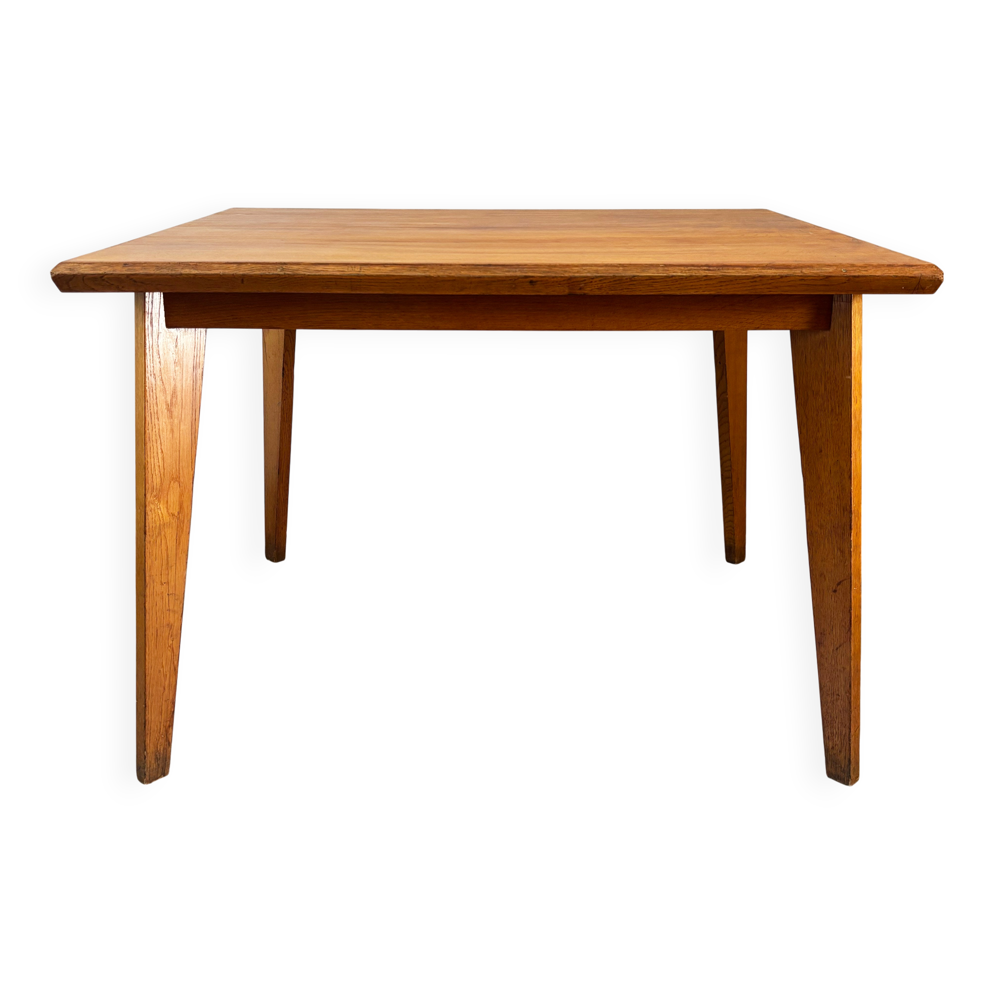 Vintage oak table from the 1950s.