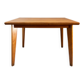 Table vintage en chêne des années 50
