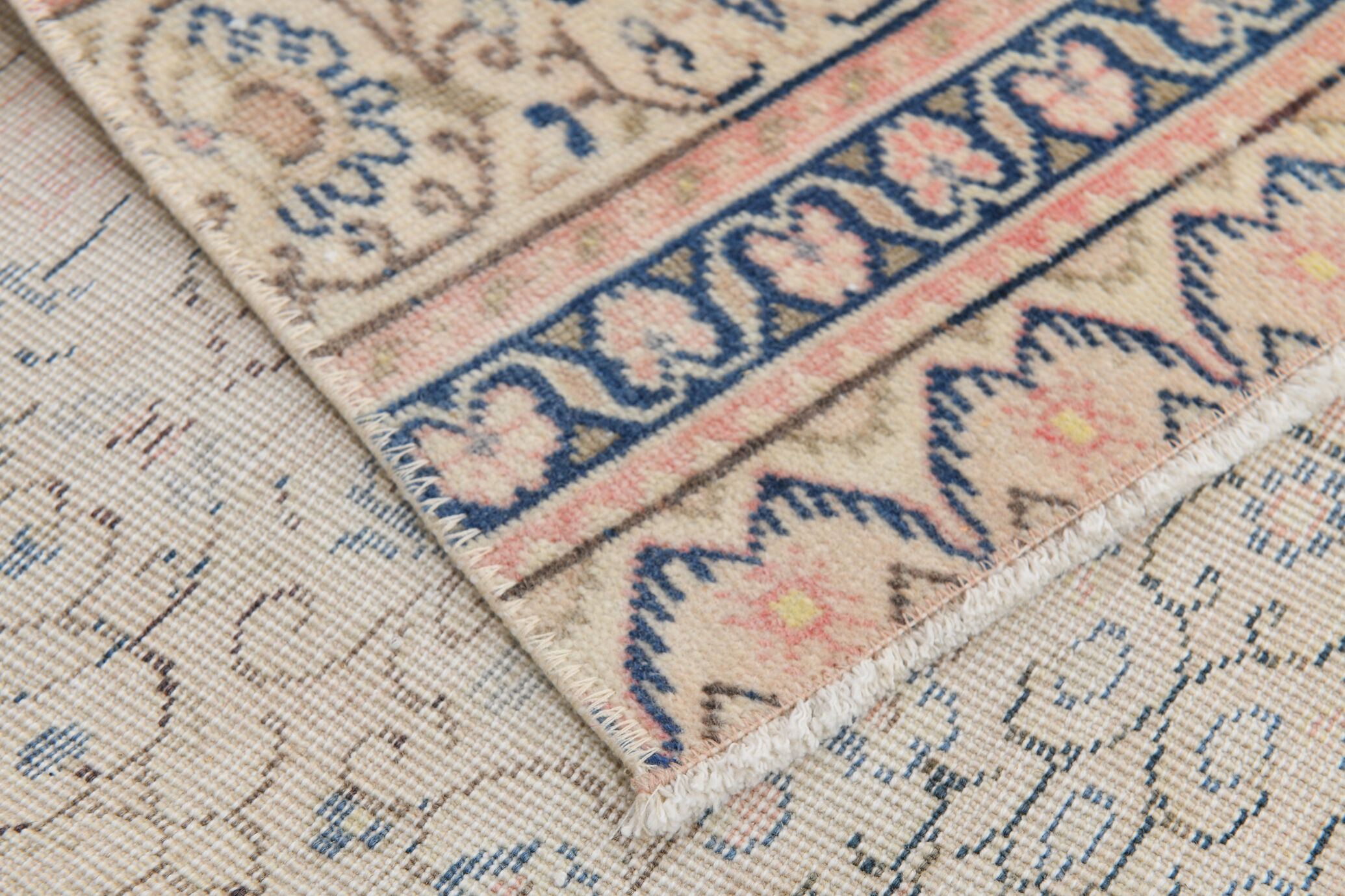 3x9 blue persian runner rug, 80x286cm