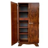 Art Deco cabinet walnut bramble H149
