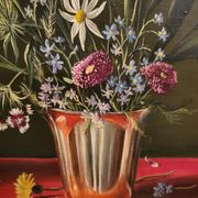 Oil on canvas "the bouquet"