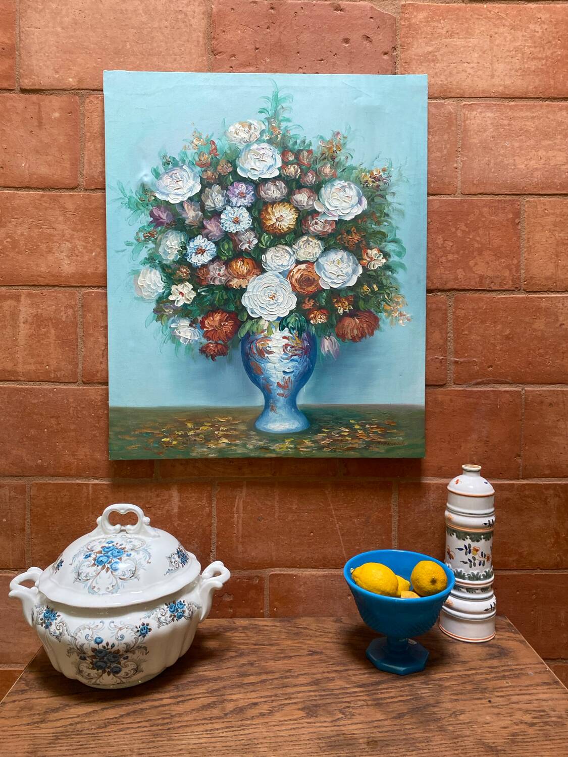 Vintage oil on canvas