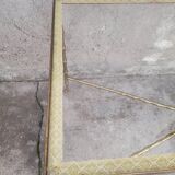 Coffee table brass structure