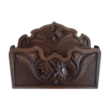 Old Black Forest style wall mail holder
