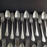 12 Christofle table forks and 12 spoons