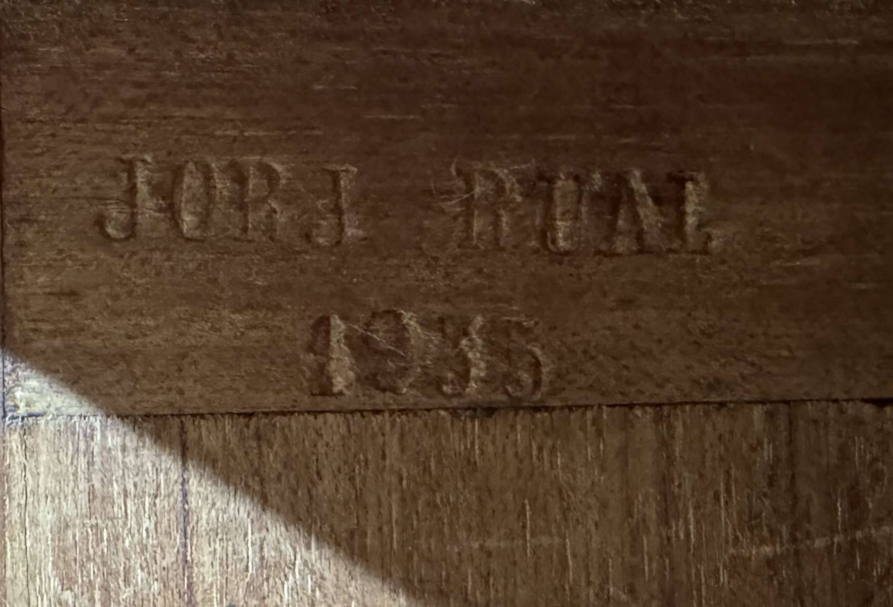 Art Deco enfilade signed Jorj Rual (1901-1986) dated 1935