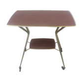 Table desserte formica vintage