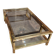 Brass Coffee Table with Smoked Glass Tops. French Work of