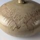 Ceramic table lamp in the style of Roger Capron with fern leaf Herbier motif, 1960s