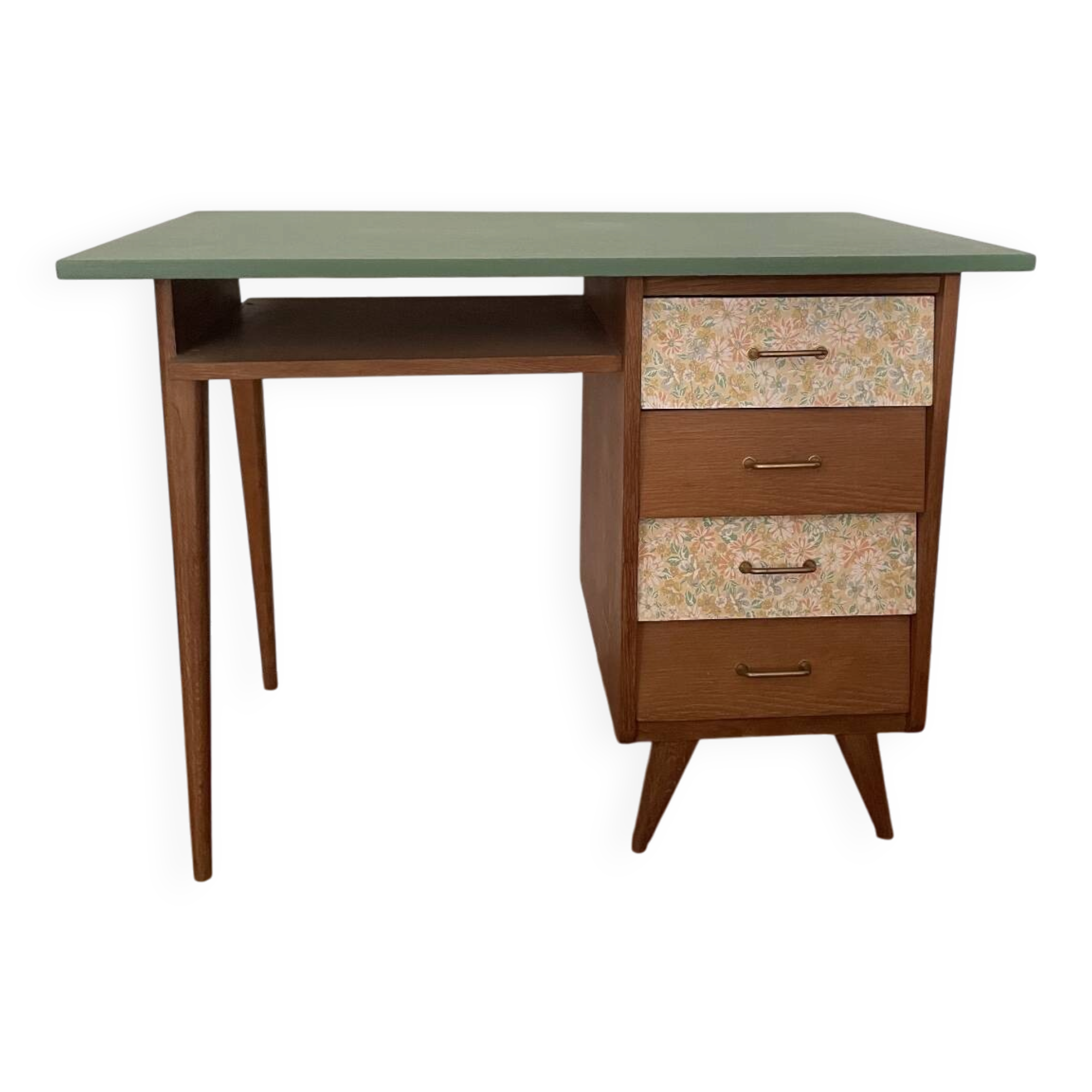 Vintage Scandinavian desk revamped