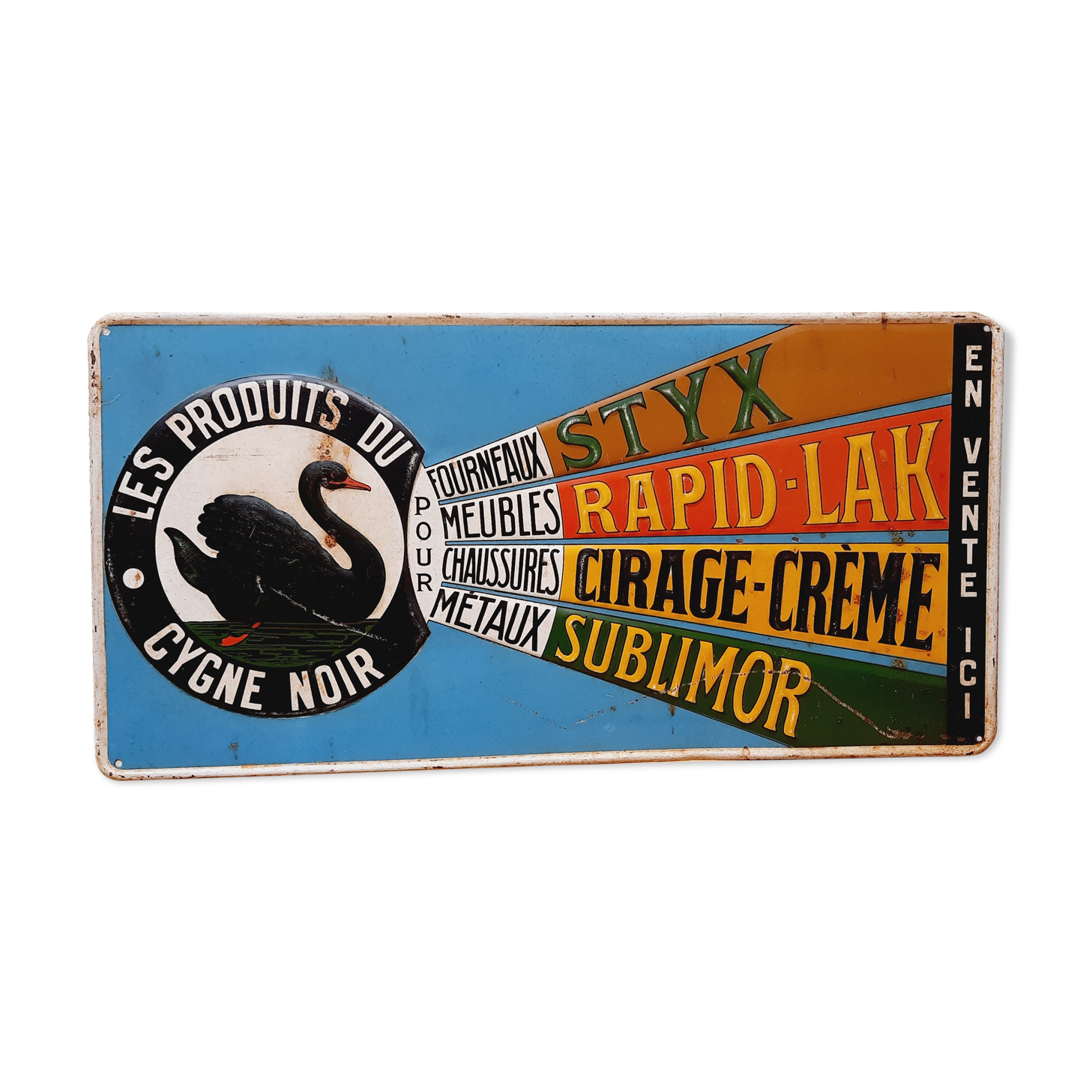 Painted sheet metal the black swan