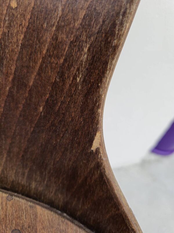 Chaise de bistrot Baumann modèle ''Dove'' vintage 1950