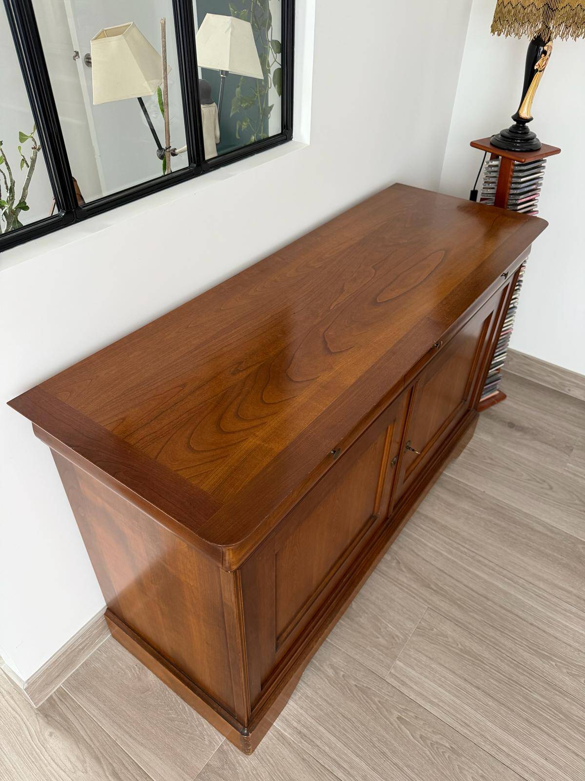 Cherry wood sideboard