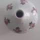 Wallendorf porcelain vase 1764, hand-painted floral decoration