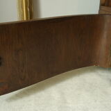 Art Deco walnut bedside table