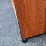Vintage teak computer table