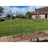 Pair of bronze shop shelves 1900 Siegel Paris