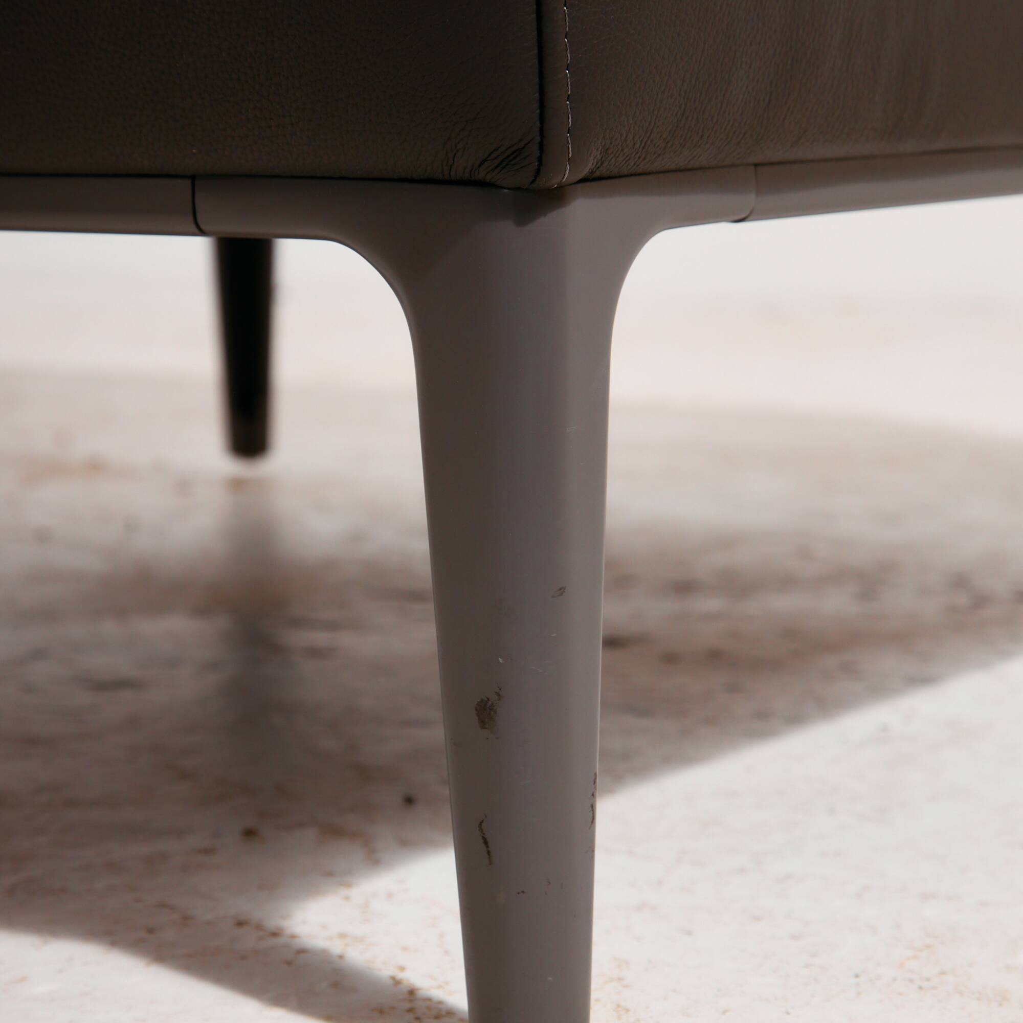 Visalia leather armchair by Coalesse