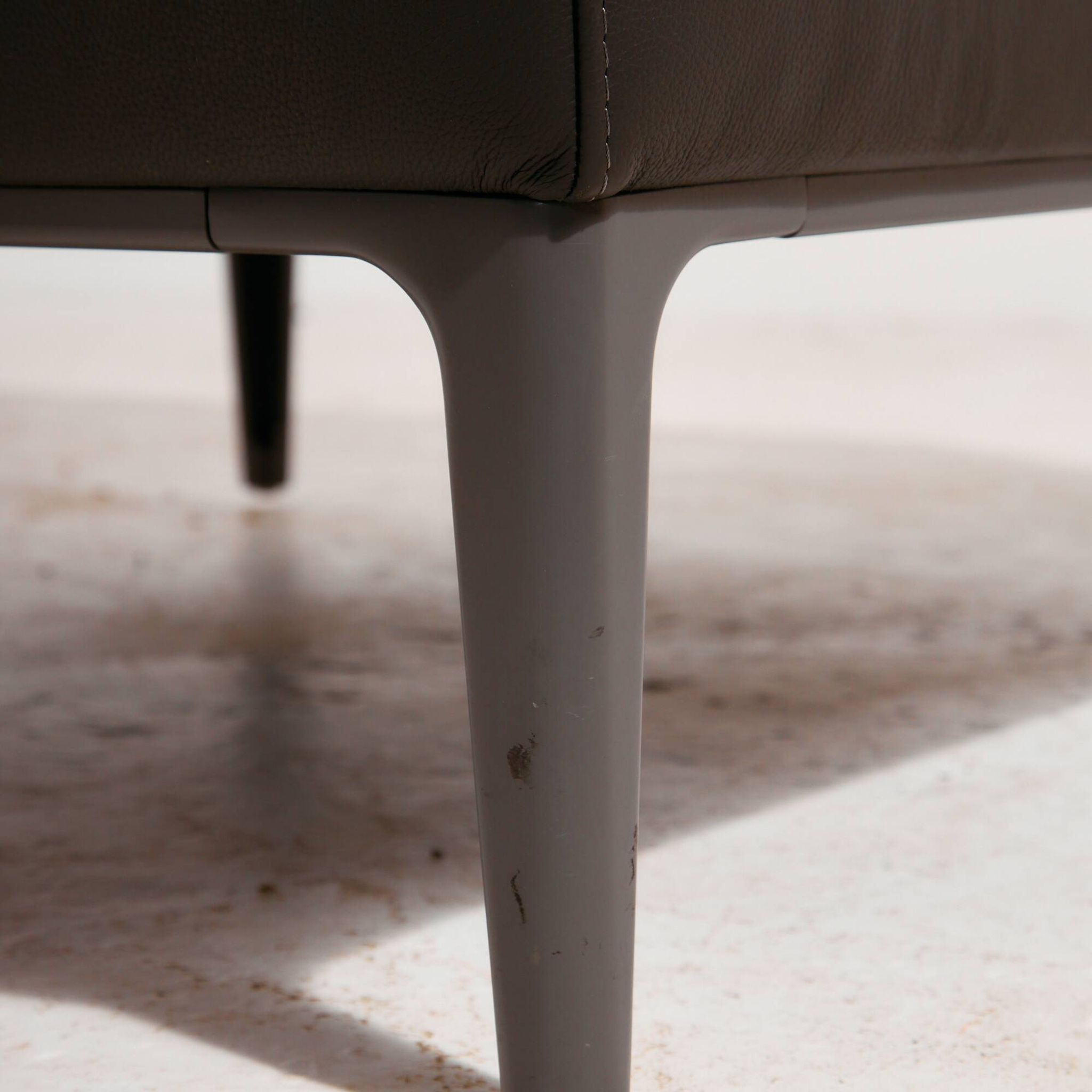 Visalia leather armchair by Coalesse