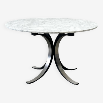 Table à manger en marbre T69 par Osvaldo Borsani pour Tecno années 1970