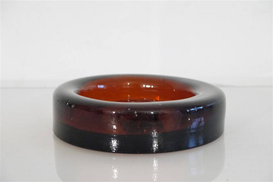 Vide poche en verre de Erik Hoglund 1960