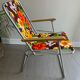 Vintage floral camping chair