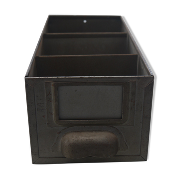 Metal industrial drawer lockers from the 1960s.
