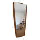 Beautiful vintage Danish mirror with nice brass details