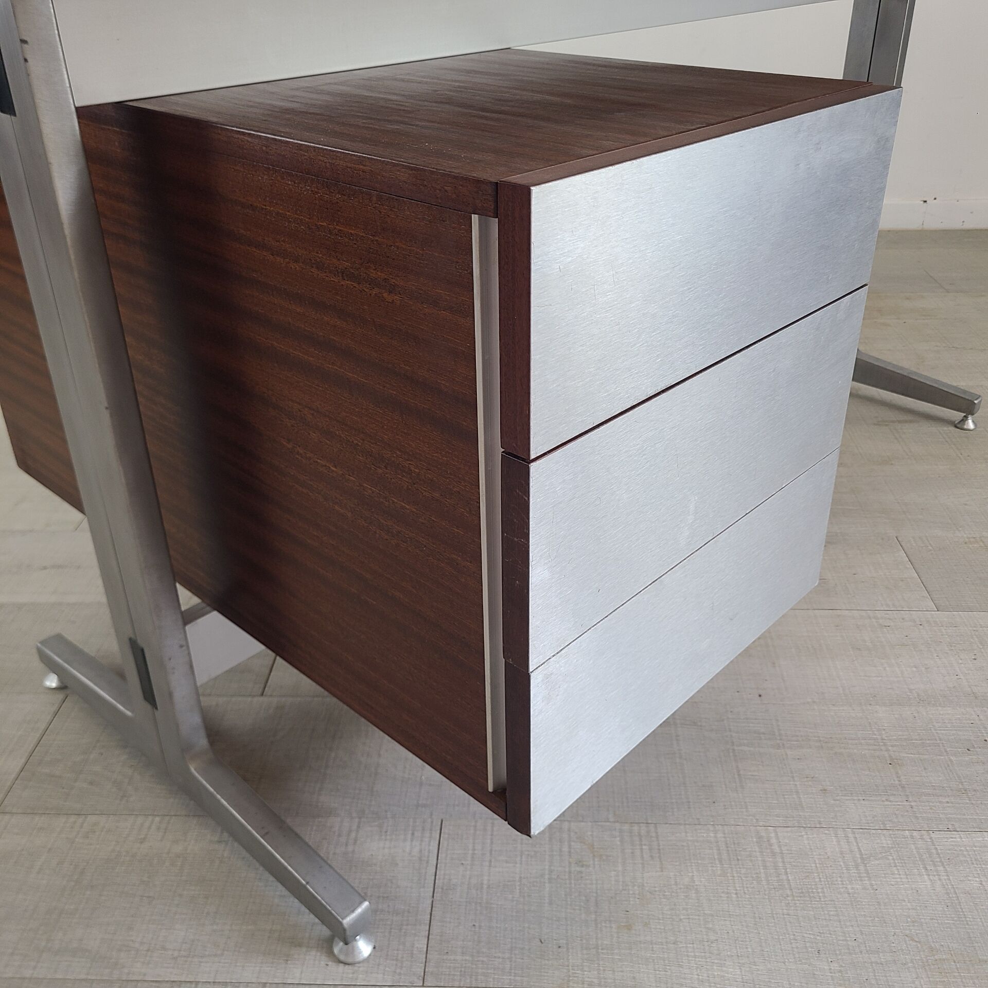Modernist vintage desk Étienne Fermigier 1970s