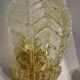 Paire d'appliques en verre de Murano et incrustations d'or Barovier Toso, Italie 1990