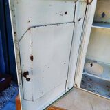 Metal medicine cabinet mirror