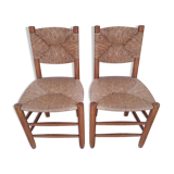 Chaises de Charlotte Perriand modèle dite " bauche " circa 1966