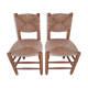 Chaises de Charlotte Perriand modèle dite " bauche " circa 1966