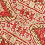 5x10 Geometric Tribal Red Persian Rug, 141x309Cm