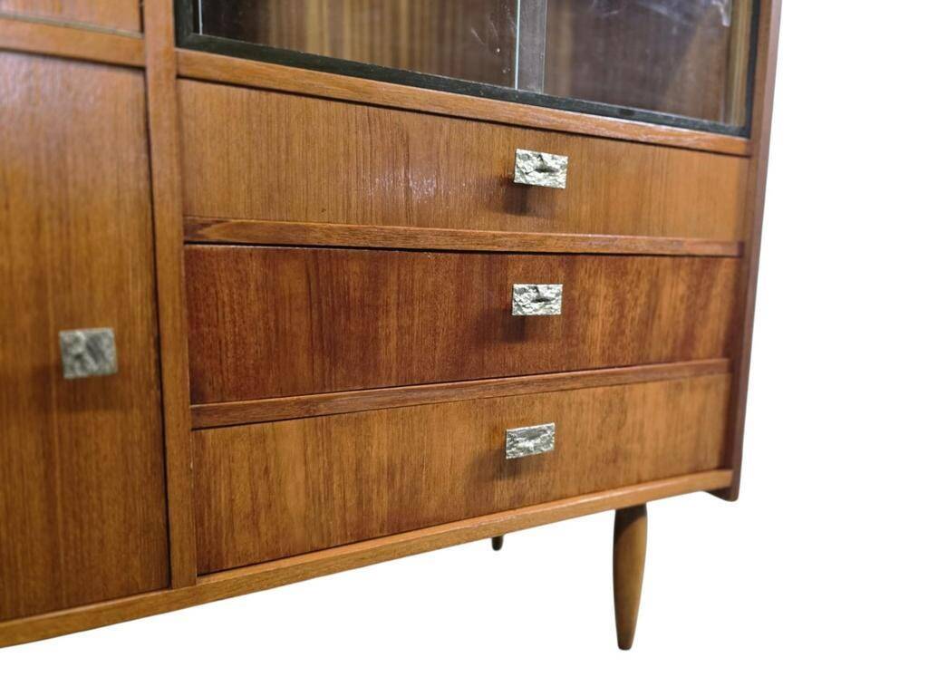 Vitrine vintage en bois / meuble bar / petite armoire