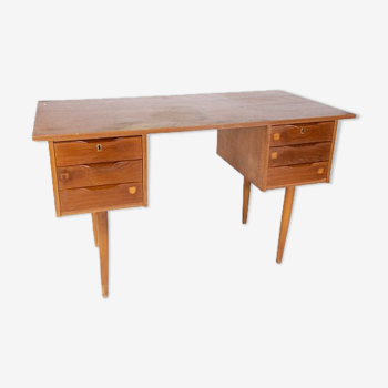 Bureau en teck danois des années 1960