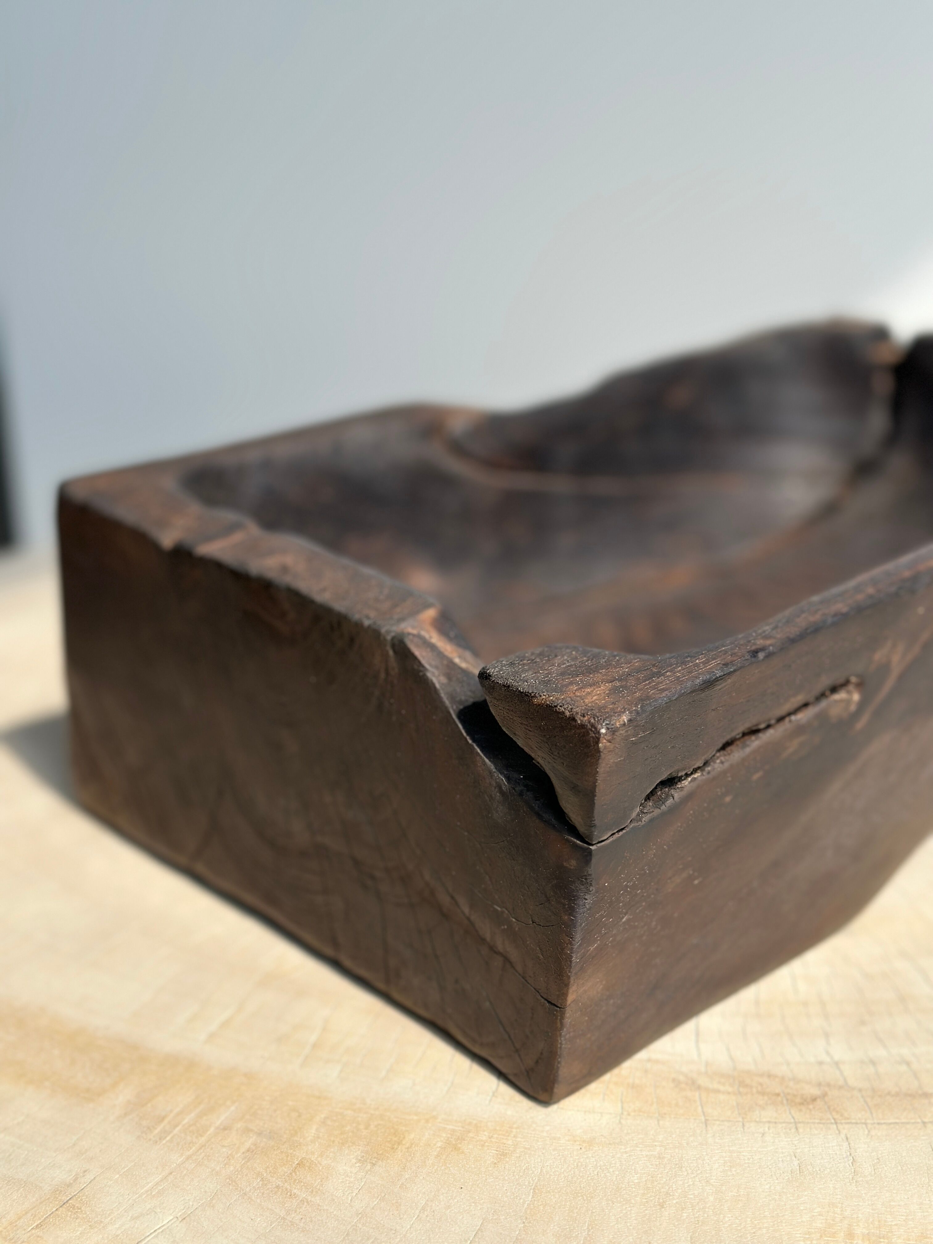 Asian teak empty pocket