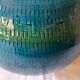 Round vase Rimini blue by Aldo Londi for Bitossi