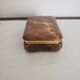 Old brown alabaster box