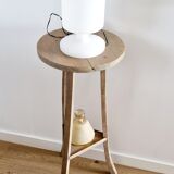 Old pedestal table driftwood