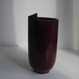 Vase 1950 en grès à col découpé