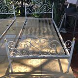 Old iron and brass beds