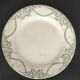 Set of 8 flat plates, Napoleon Terre de fer service