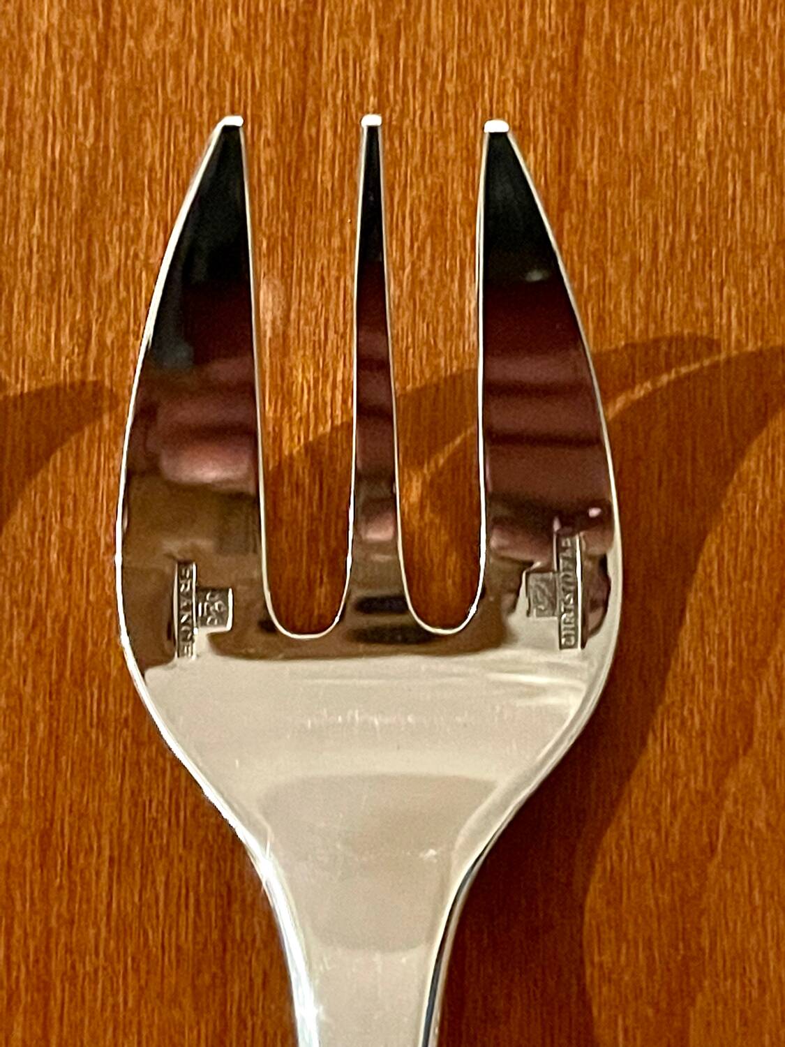 Christofle Cluny 12 oyster and shellfish forks