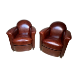Pair of club chairs